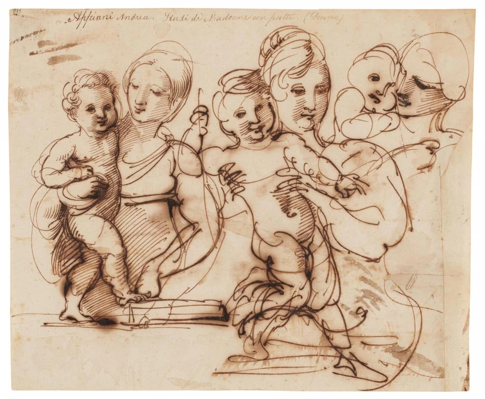 Bozzetto per la Madonna col Bambino